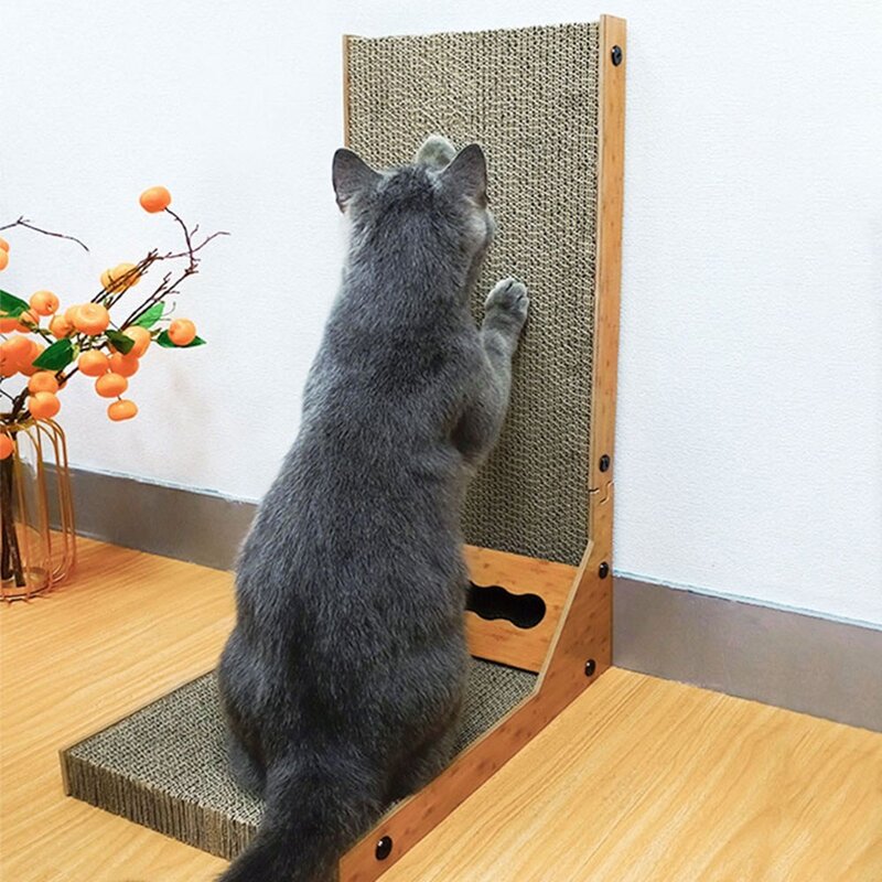 고양이 L자 수직 스크래쳐 양면용, 1개
