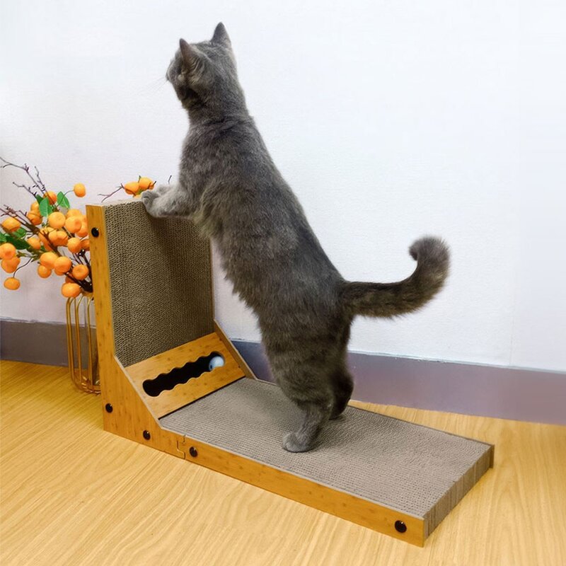 고양이 L자 수직 스크래쳐 양면용, 1개