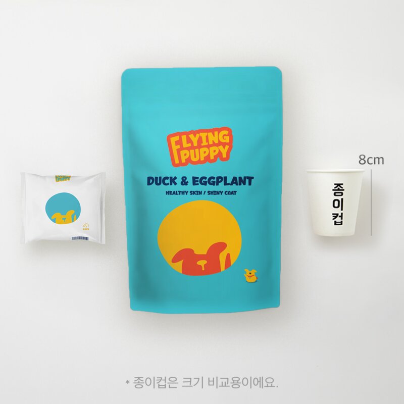 플라잉퍼피 강아지 화식(80g) 4팩셋트(1종), 닭 1세트X4팩 총4팩, 320g, 1세트, 닭