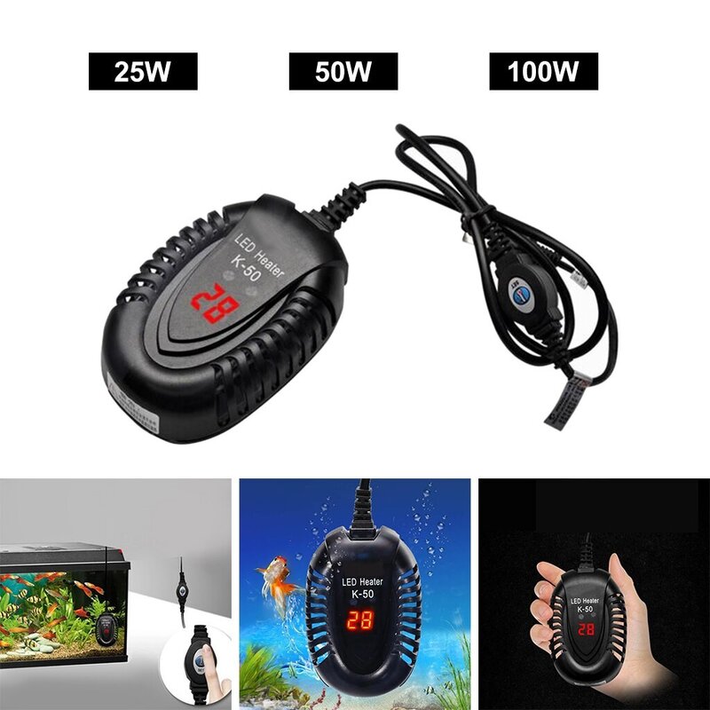 수족관 디스플레이가 히터 빠른 온도 LED 수중 있는 가열, 50W, 1개