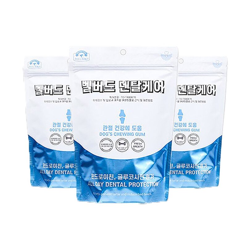 벨버드 푸드 덴탈케어 100g 강아지 껌간식