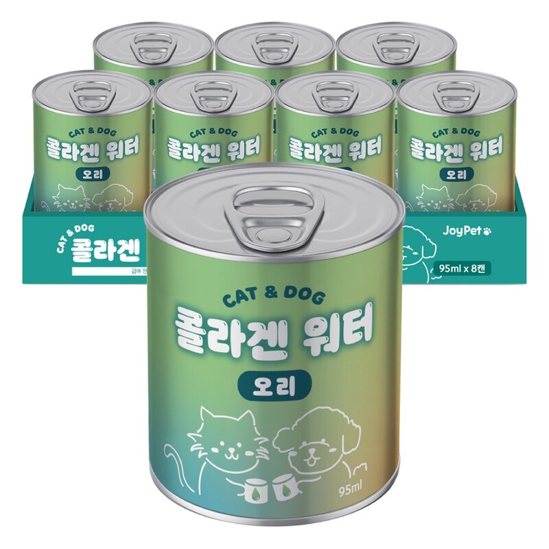 조이펫 반려동물 간식 콜라겐 워터, 오리