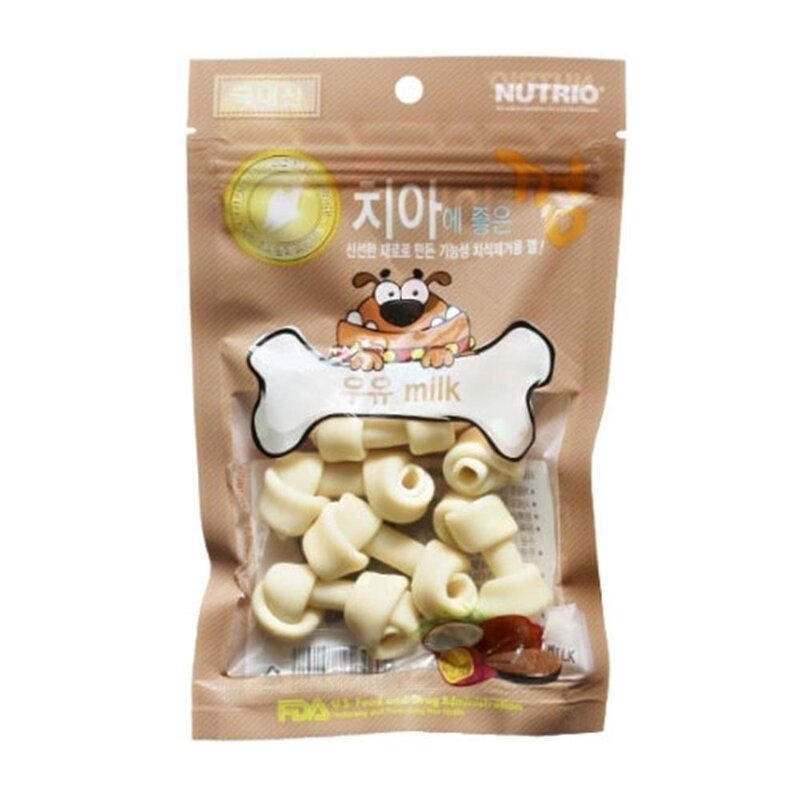 강쥐 입냄새 완화 치석제거 우유껌 먼치껌 개간식 훈련보상 추천 노견