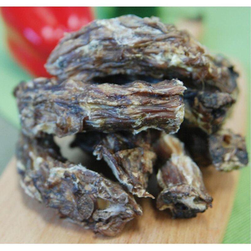 씹는 본능 충족 오리목뼈 애견간식 60g 입냄새제거 소형견껌 웰시코기