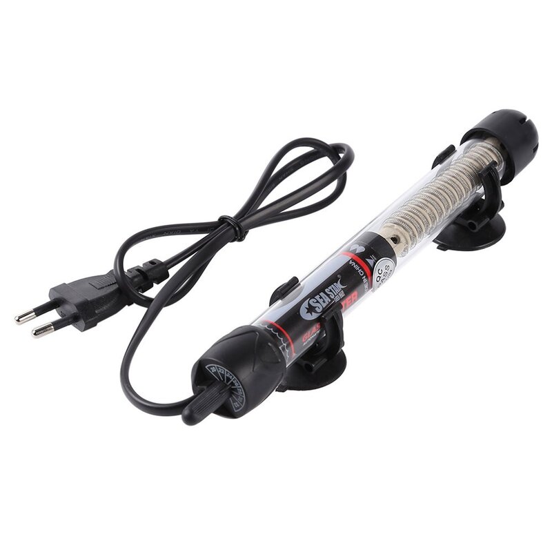 성질 막대 수조 25 잠수정 자동 전기 온수기 물 300W 조절 보일러 가열 히터 수족관, EU Plug, 25W