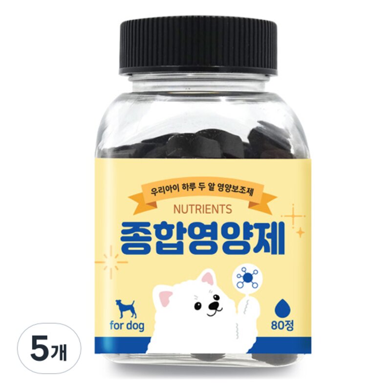 펫스토리 우리아이하루두알 강아지 영양 보조제, 종합영양제, 5개, 종합영양제
