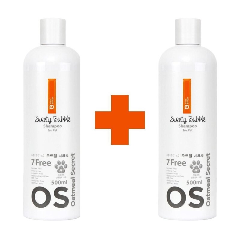 코코브라운 버블스위트 전연령 펫샴푸 500ml, 오트밀시크릿/트러블관리, 1개