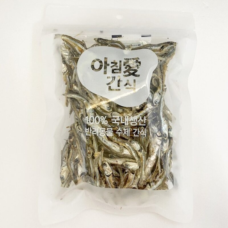 아침애 반려동물 수제간식, 통 멸치70g, 1개