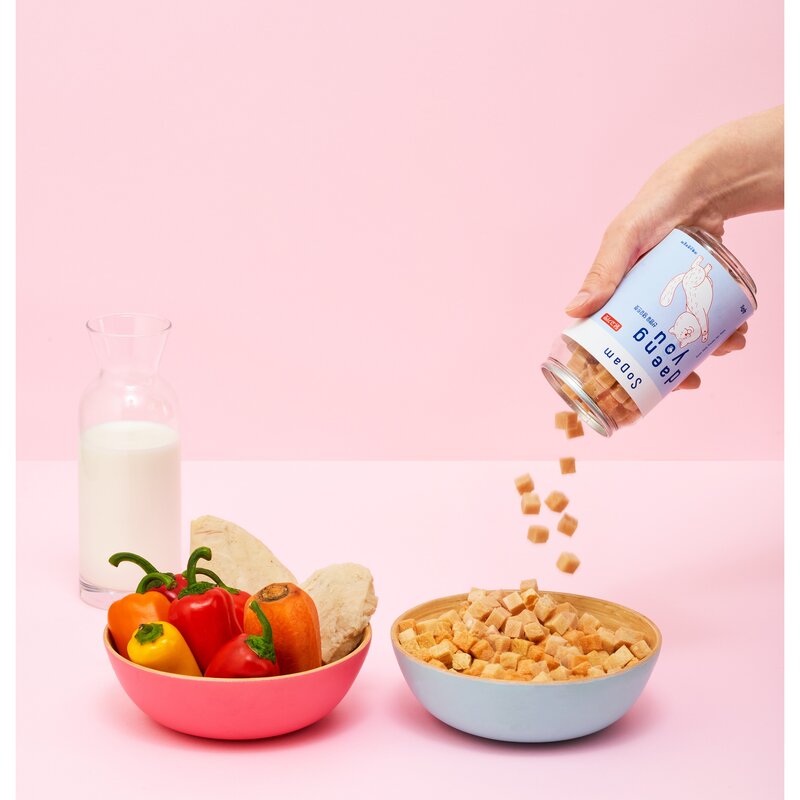 소담 반려동물 동결건조 간식 태백 산양유 댕유트릿 닭고기맛 40g, 1개, 닭