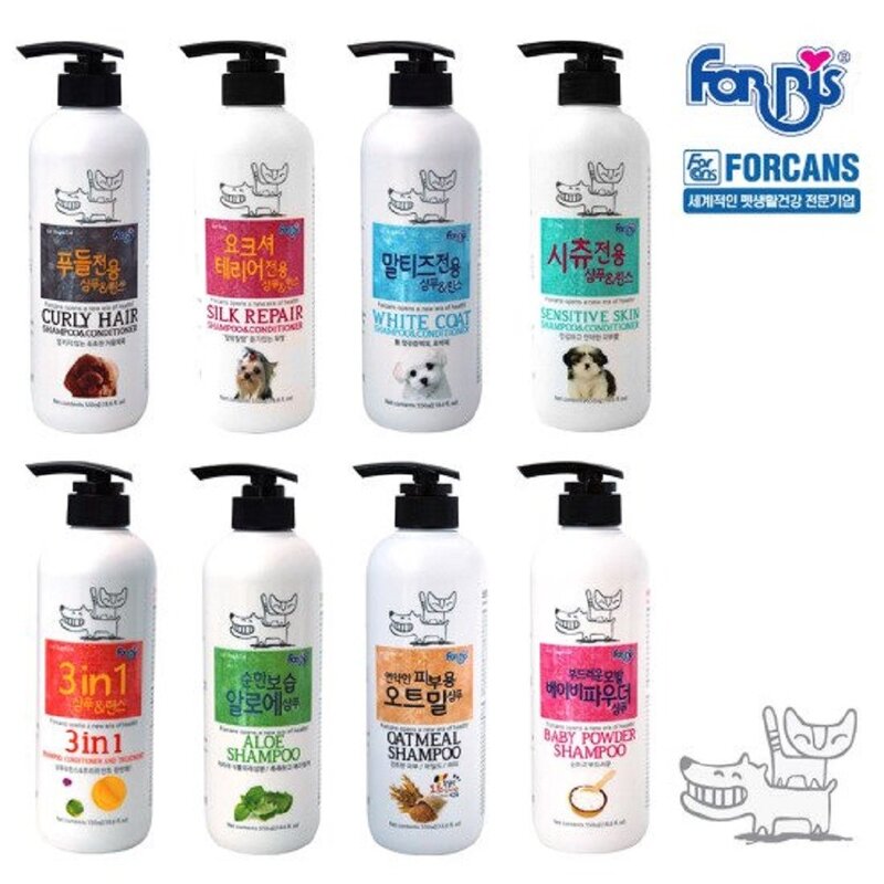 포비스 프리미엄 강아지 샴푸 550ml - 말티즈전용 외 5종, 포메라니안전용550ml, 1개