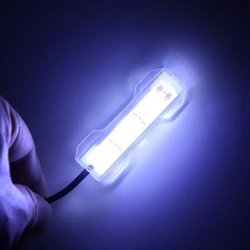 작은 수족관 수초 조명 탁상 물고기 장식 부드러운 LED 램프, 01 USB