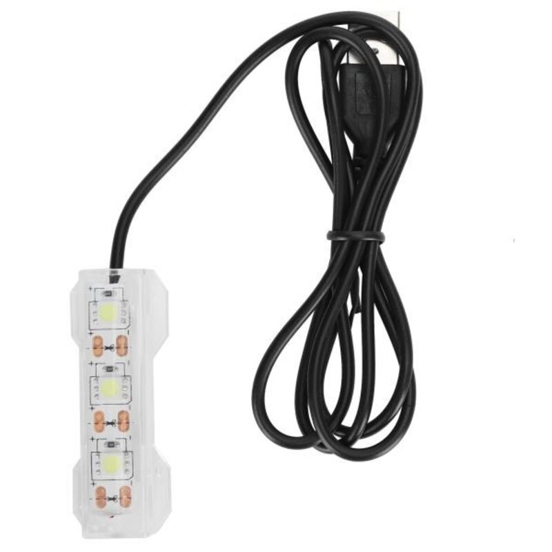작은 수족관 수초 조명 탁상 물고기 장식 부드러운 LED 램프, 01 USB