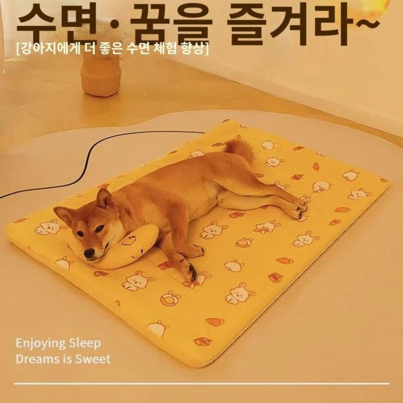 고양이 담요 반려동물 담요 고양이집 전용 겨울 이불 강아지 침구 매트 카펫 고양이 매트 잠자리용, 잠자리 서비스하늘구름(청색체리베개), S호-50x35CM(세척이 용이하도록 여러장, 1개