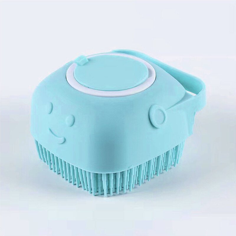 감성픽 뽀드득 강아지 목욕 브러쉬, 1개, 옐로우