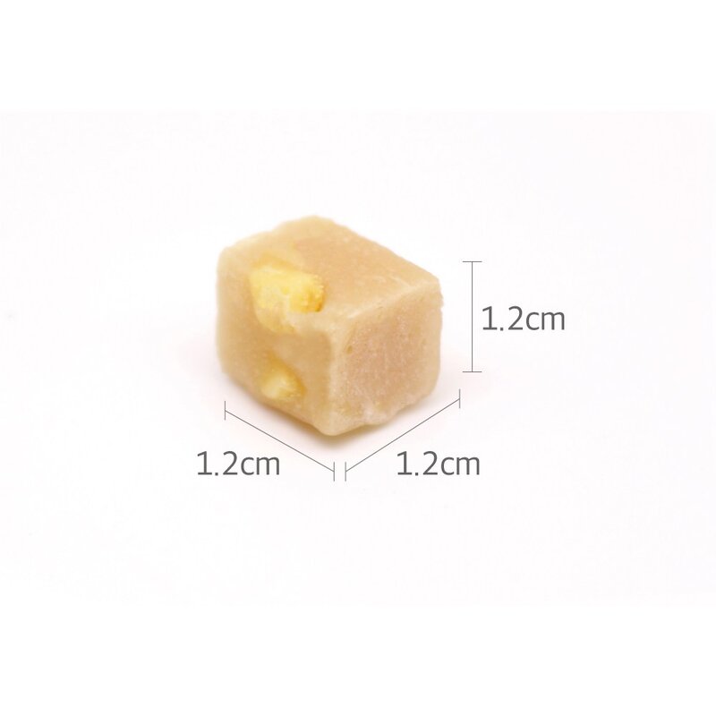 굿데이 건강가득 큐브 강아지 간식, 닭가슴살 + 황태 혼합맛, 300g, 3개