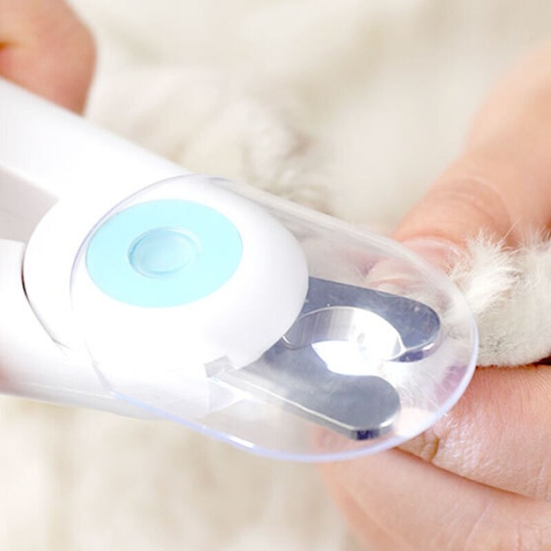 펫하이 LED 강아지 고양이 발톱깍기 혈관이 보여 안전한 발톱깍이, LED스카이민트, 1개