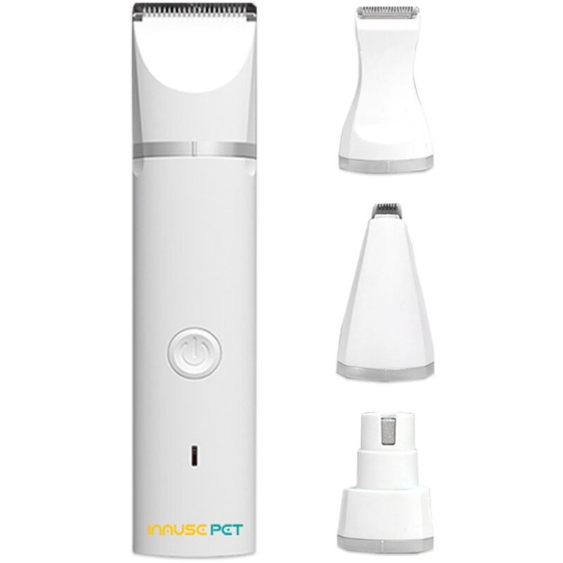 인뮤즈 반려동물 올인원 클리퍼 PET TRIMMER YP-7017, 화이트, 1세트