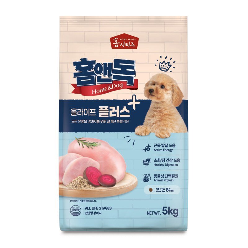 대한사료 홈앤독 올라이프 플러스 5kg, 대한사료 홈앤독 소..., 5kg, 1개