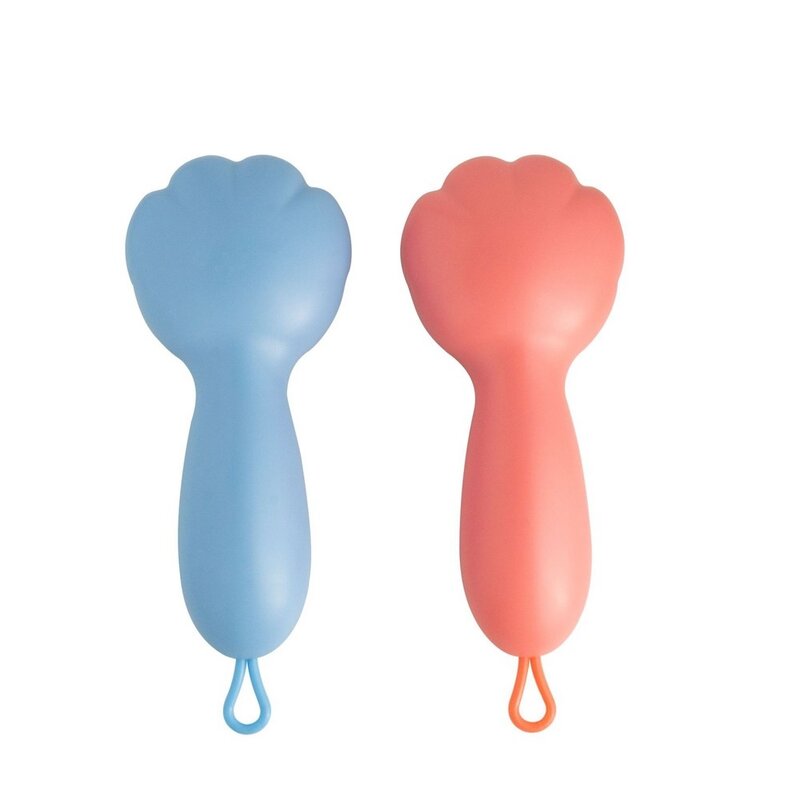 반려동물 강아지 고양이 죽은털제거 원터치 빗 브러쉬, 블루, 1개