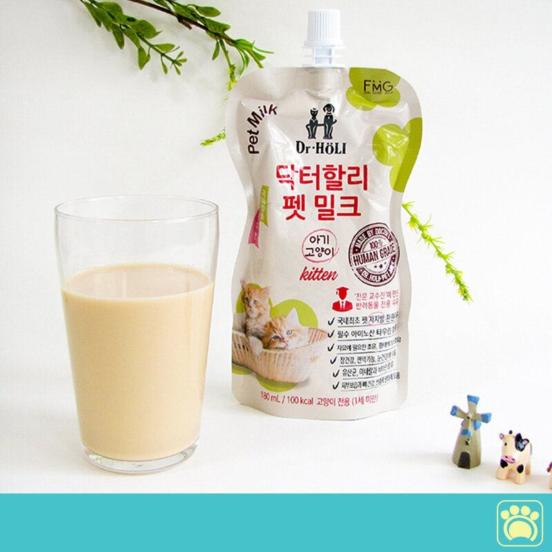 아기고양이 우유 펫밀크 키튼 애기고양이 새끼고양이 간식 180ml 5팩