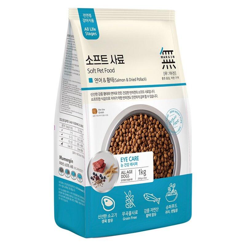 무마진 소프트사료 부드러운 반습식 사료 1kg, 1kg, 1개