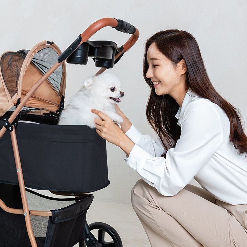 레토 강아지유모차 애견 개모차 경량 원터치 퀵폴딩, 1개
