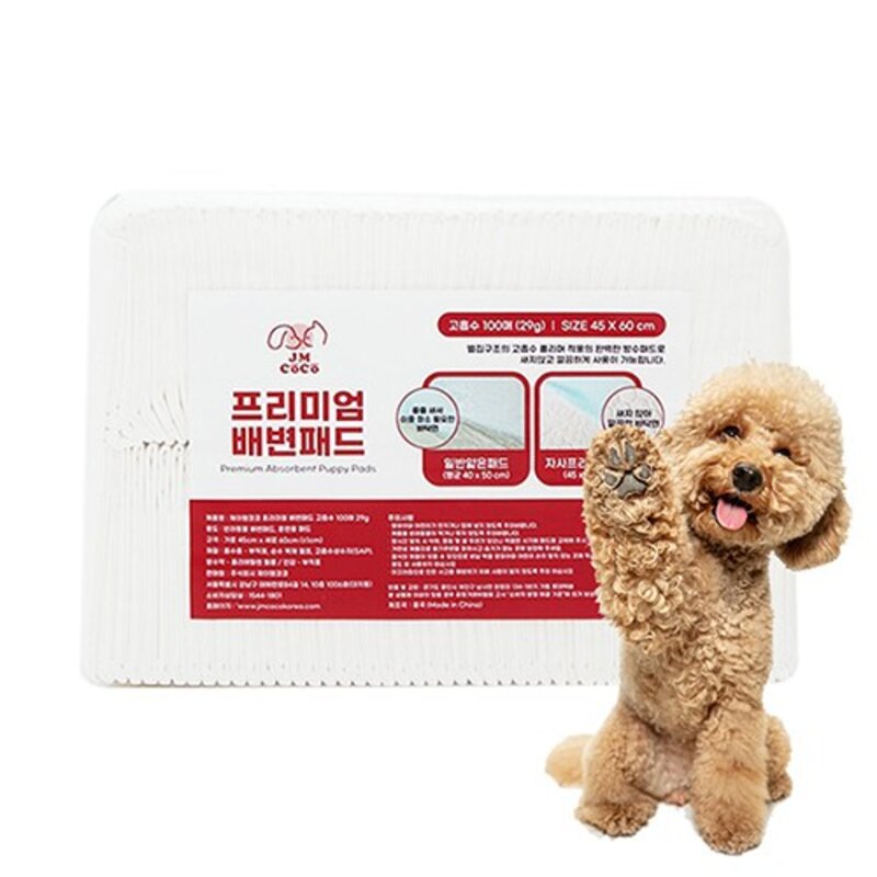 제이엠코코 프리미엄 배변패드 무향 29g 45 x 60 cm 100개입 1개