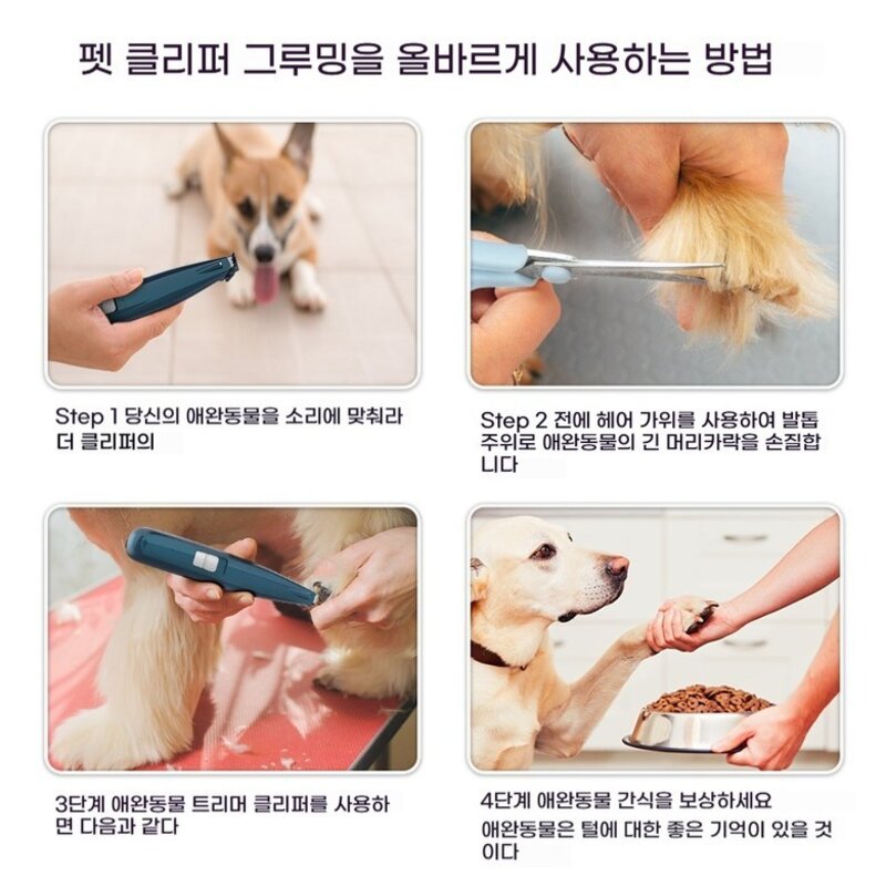 미니 클리퍼 초보자용 부분미용 이발기 (저소음 저자극), 1개, 네이비