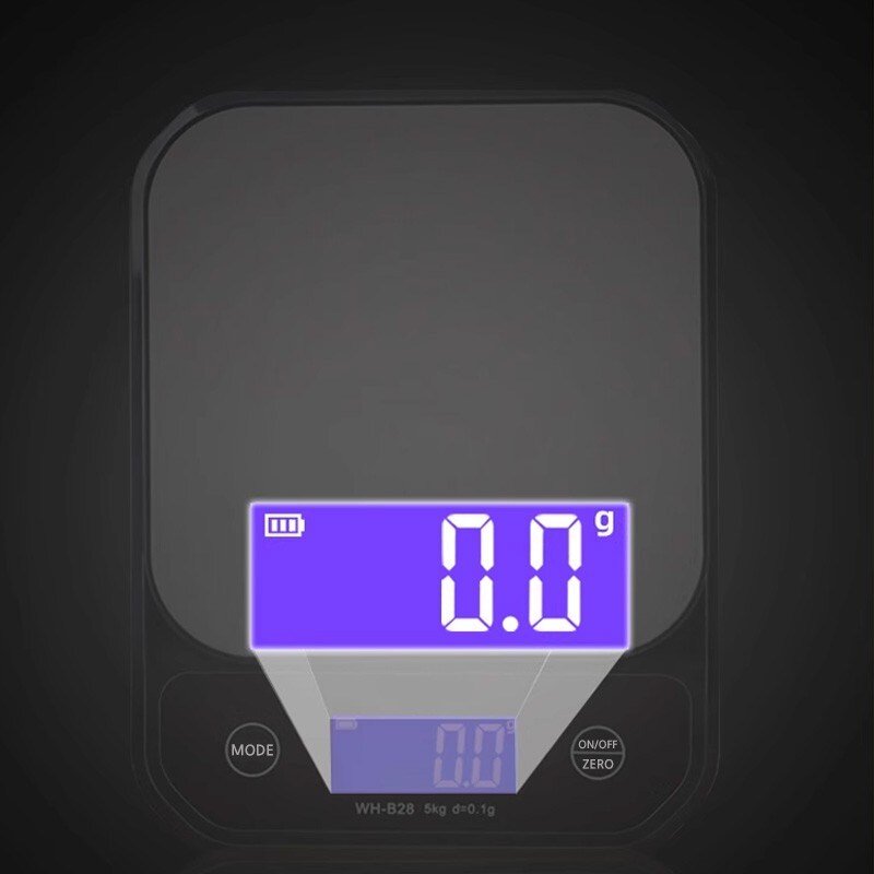 ELSECHO 디지털 주방저울 휴대용 방수형 가정용 전자 저울 고정밀도 저울 7kg/1g 5kg/1g 3kg/0.1g