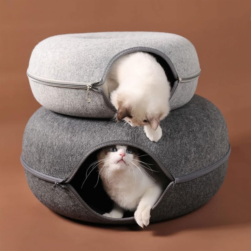 고양이 도넛 하우스 터널 놀이터