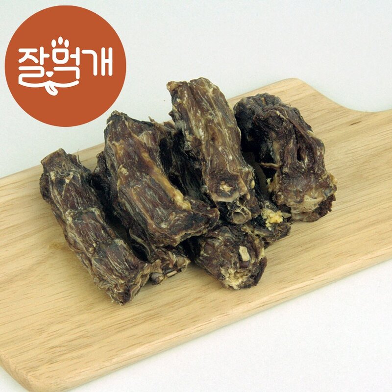 잘먹개 강아지 수제 간식 국내산 오리목뼈 500g 대용량 500g 1개