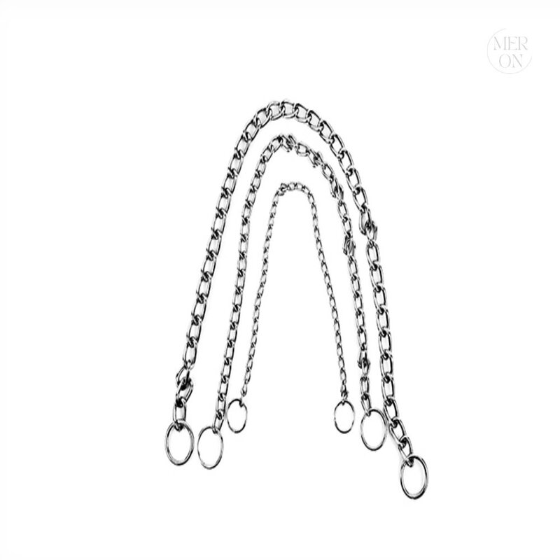 강아지 초크체인 행동교정목줄 대형견체인, 2.0mm*40cm